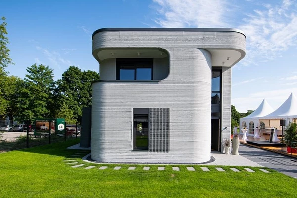 ساخت خانه با پرینت سه بعدی
